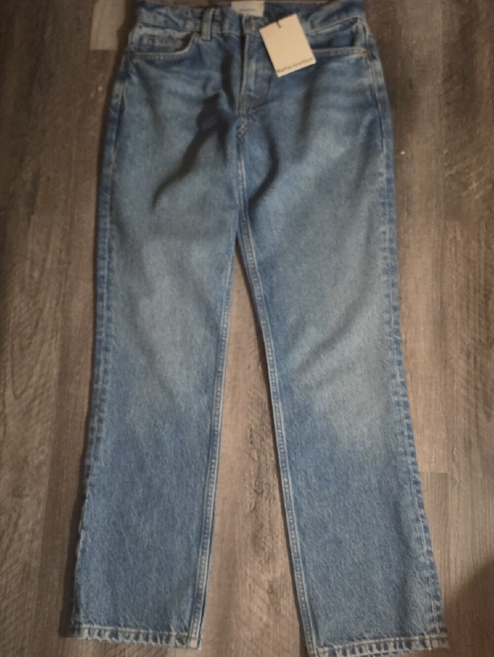 REFORMATION Greer Mid Rise Straight Jeans Size 24 - Picture 5 of 6